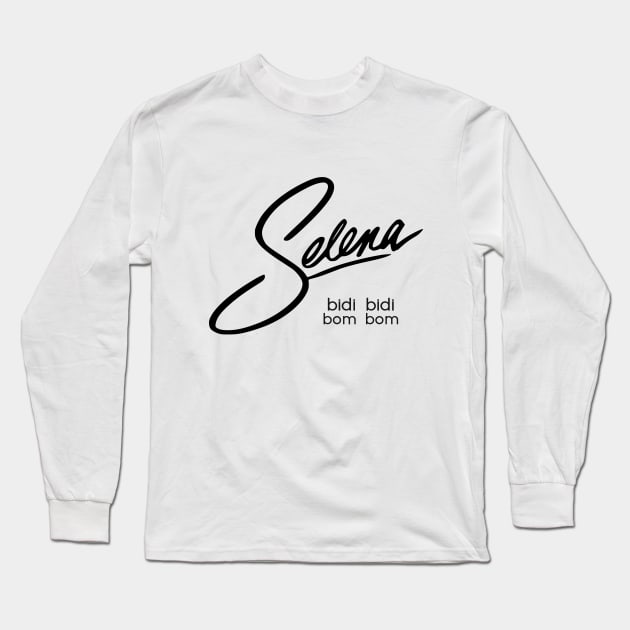 Selena Quintanilla bidi bidi bom bom Long Sleeve T-Shirt by thegoldenyears